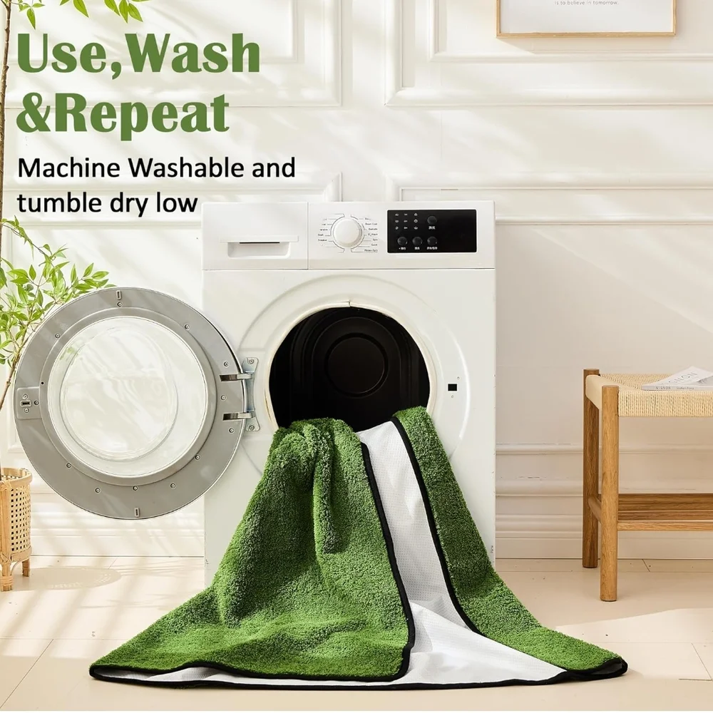 Green Washable Dog Pee Pads - 30x34 PACK OF 4